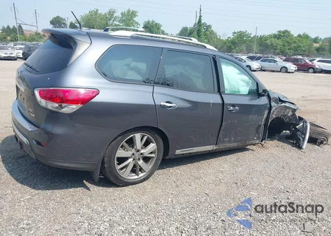 2014 Nissan Pathfinder Platinum from USA, damaged, VIN 5N1AR2MM5EC655713
